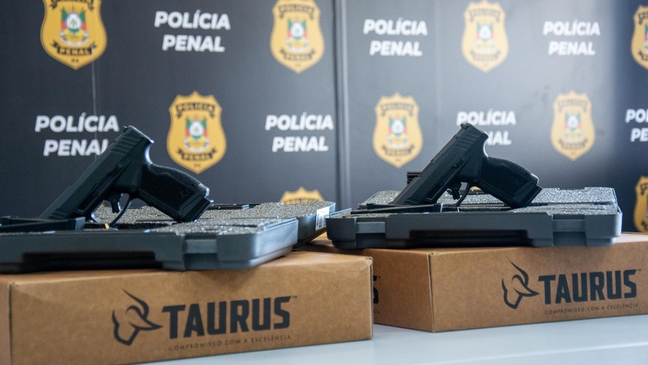 Governo do Estado investe R$ 4 milhões em novas pistolas para a Polícia Penal