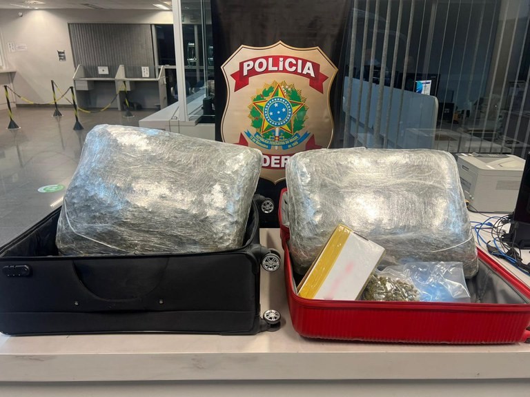 Mulher é presa com mais de 20kg de maconha na Aduana do Chuí