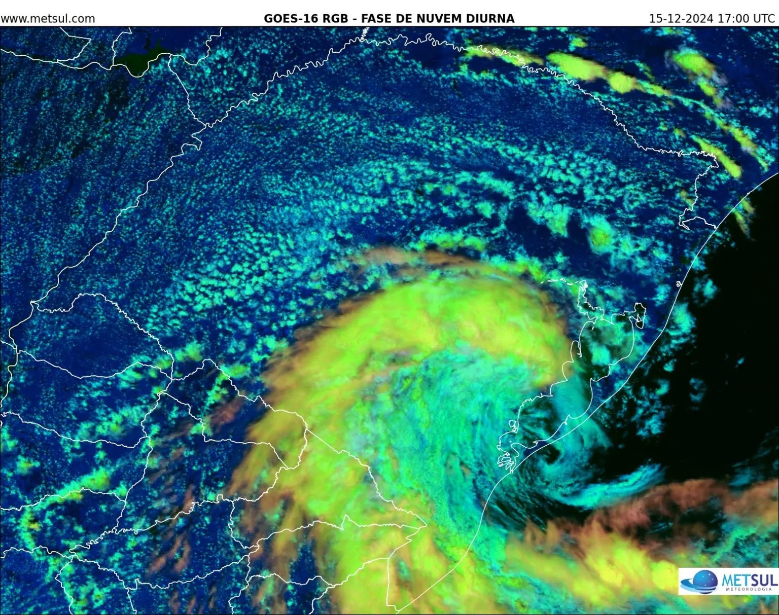 Ciclone Subtropical Biguá atingiu o estado e provocou transtornos 