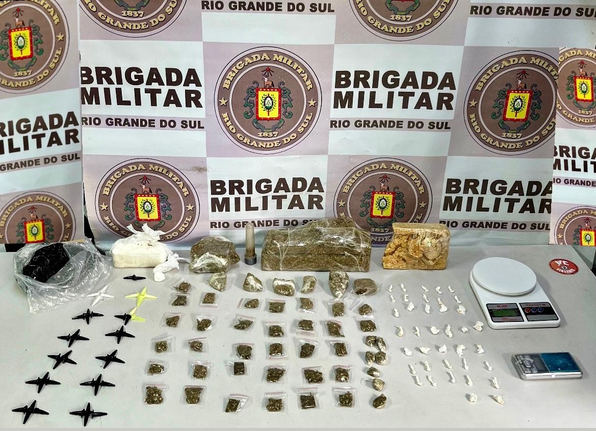 Brigada Militar prende homem por tráfico de entorpecentes em Rio Grande 