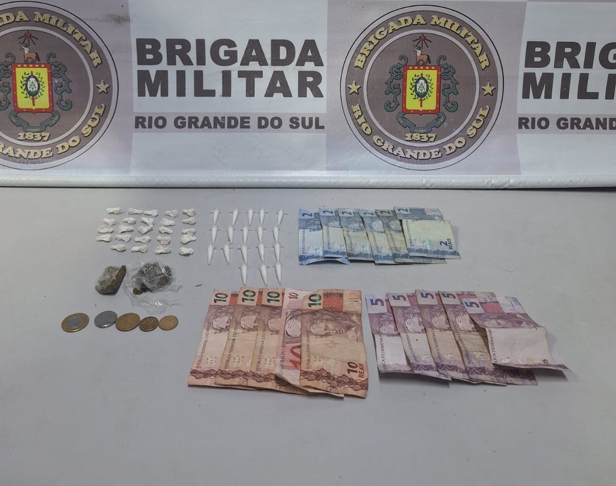 Brigada Militar prende homem por tráfico de entorpecentes em Rio Grande 