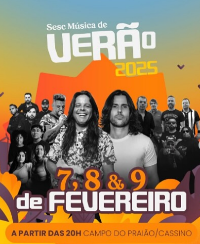 Sesc Música de Verão agita o Balneário Cassino neste domingo (9)