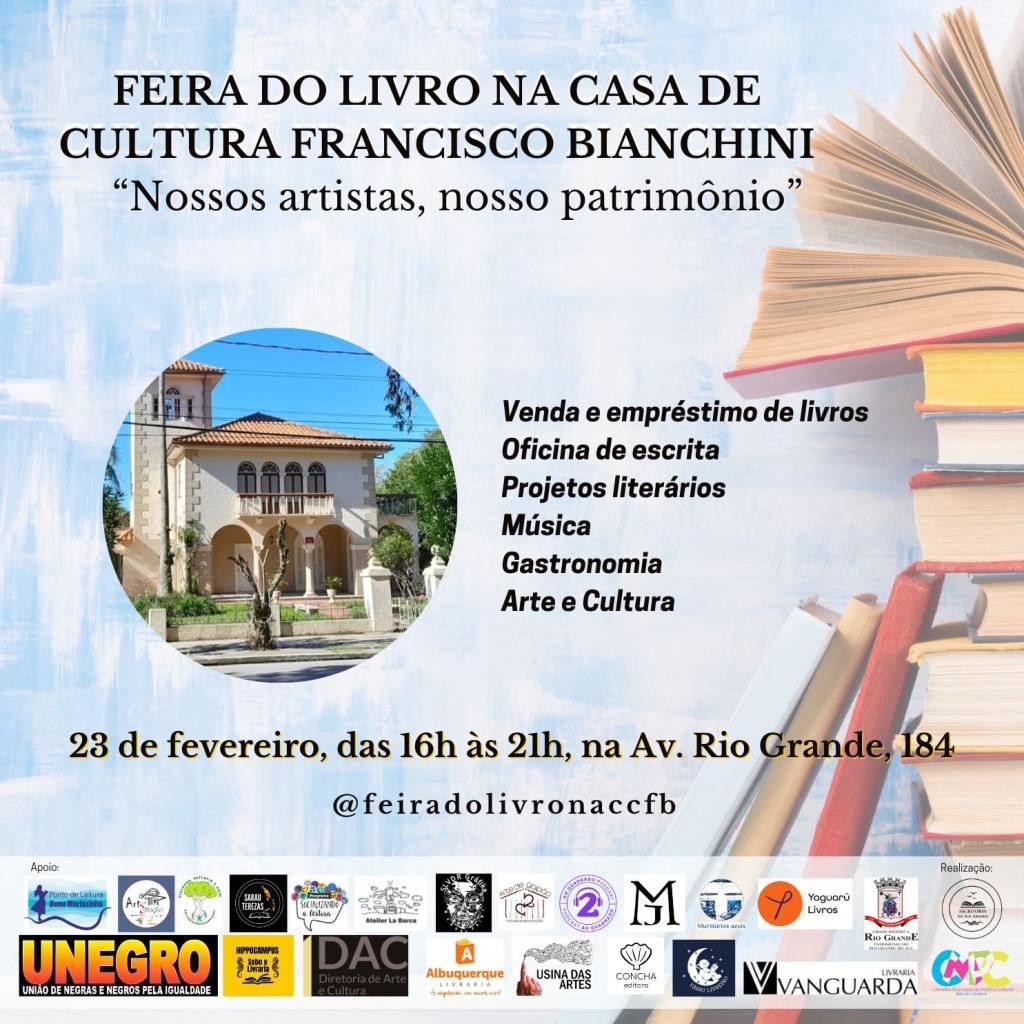 Balneário Cassino recebe Feira do Livro Independente neste domingo (23)