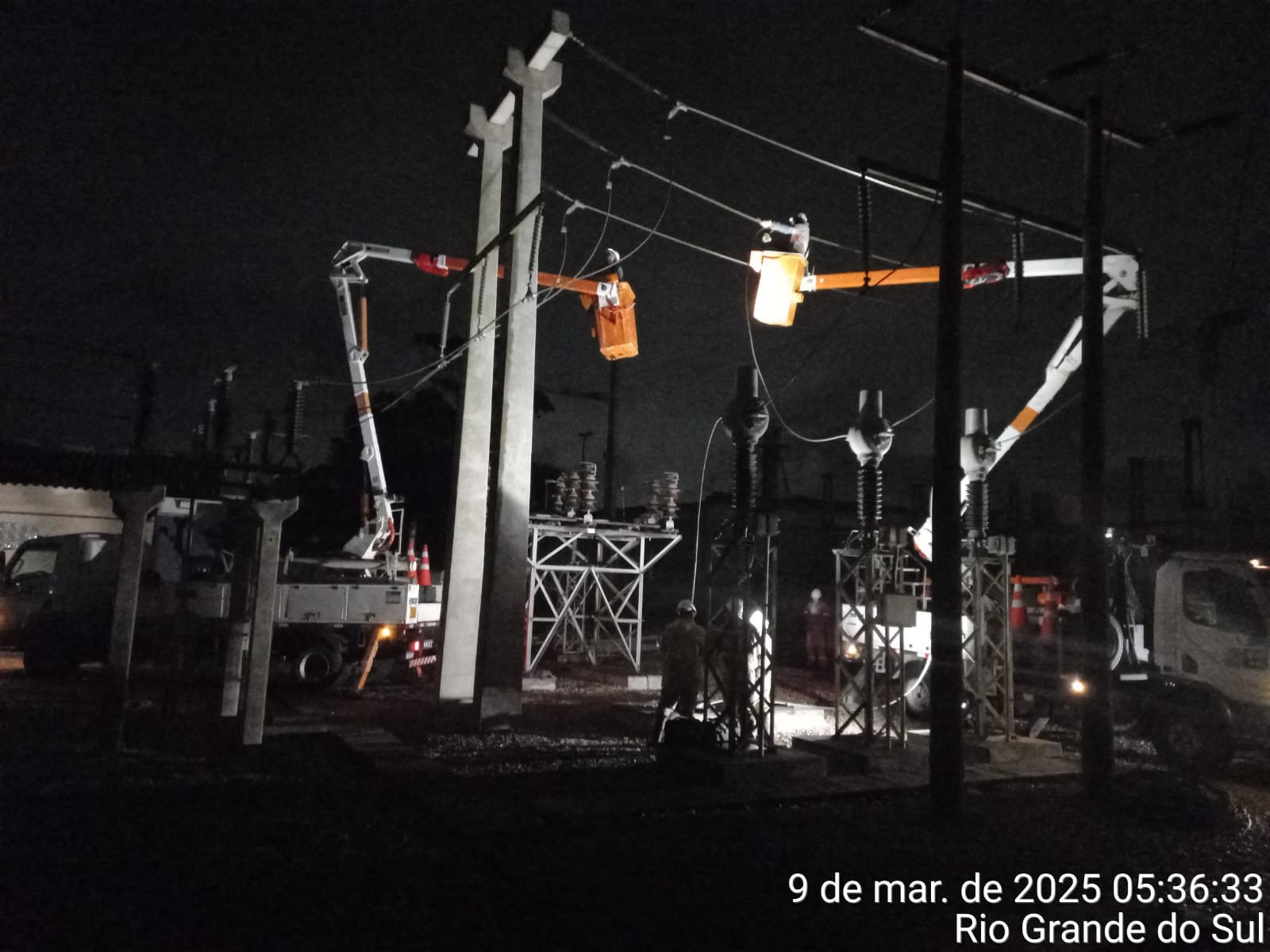 CEEE Equatorial restabelece energia para 90% dos clientes após temporal 