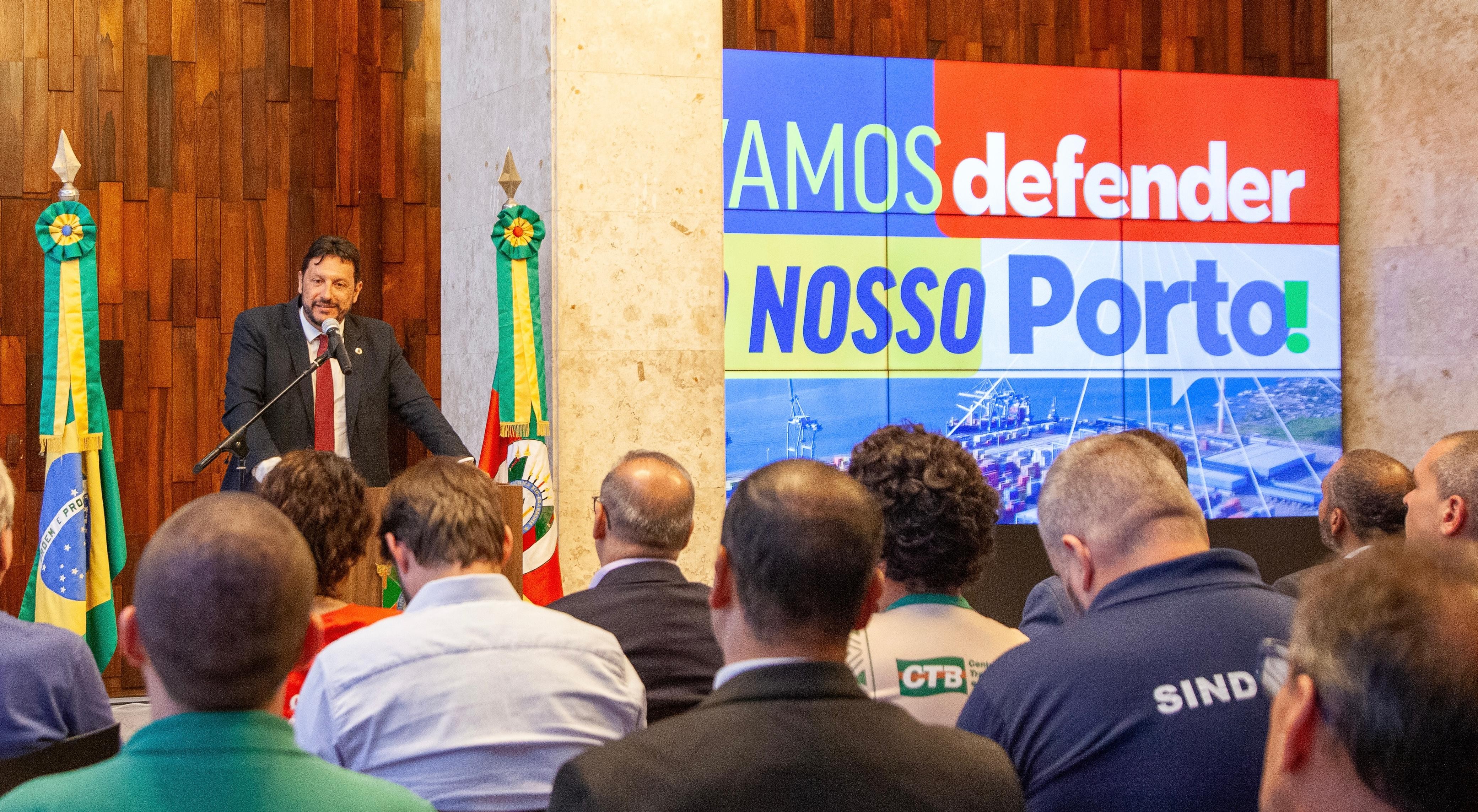 Deputado estadual Halley Lino de Souza instala Frente Parlamentar em Defesa do Porto de Rio Grande