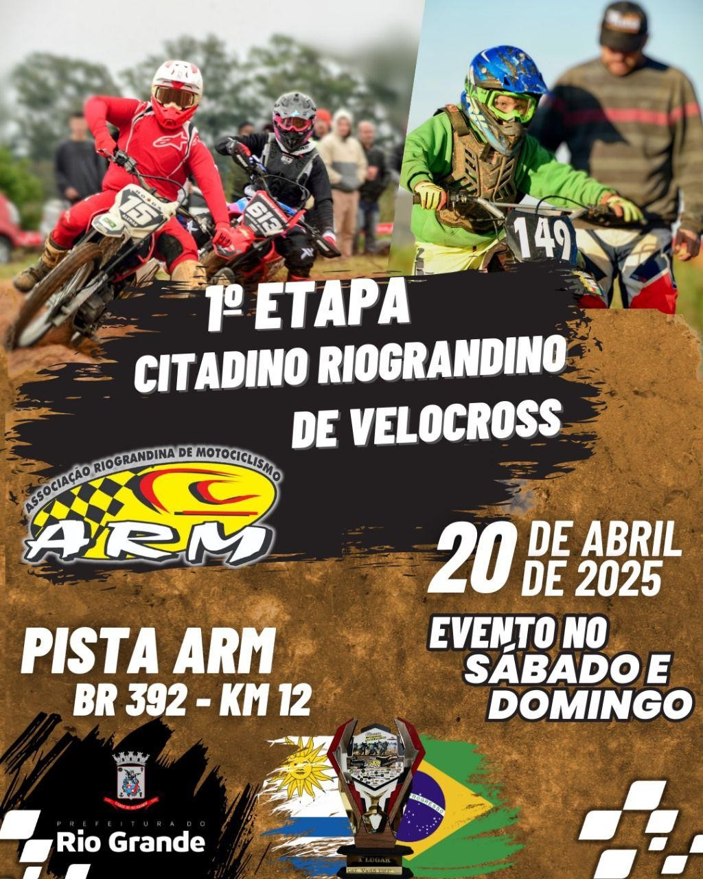 Rio Grande recebe 1ª etapa do Citadino de Velocross com transmissão ao vivo