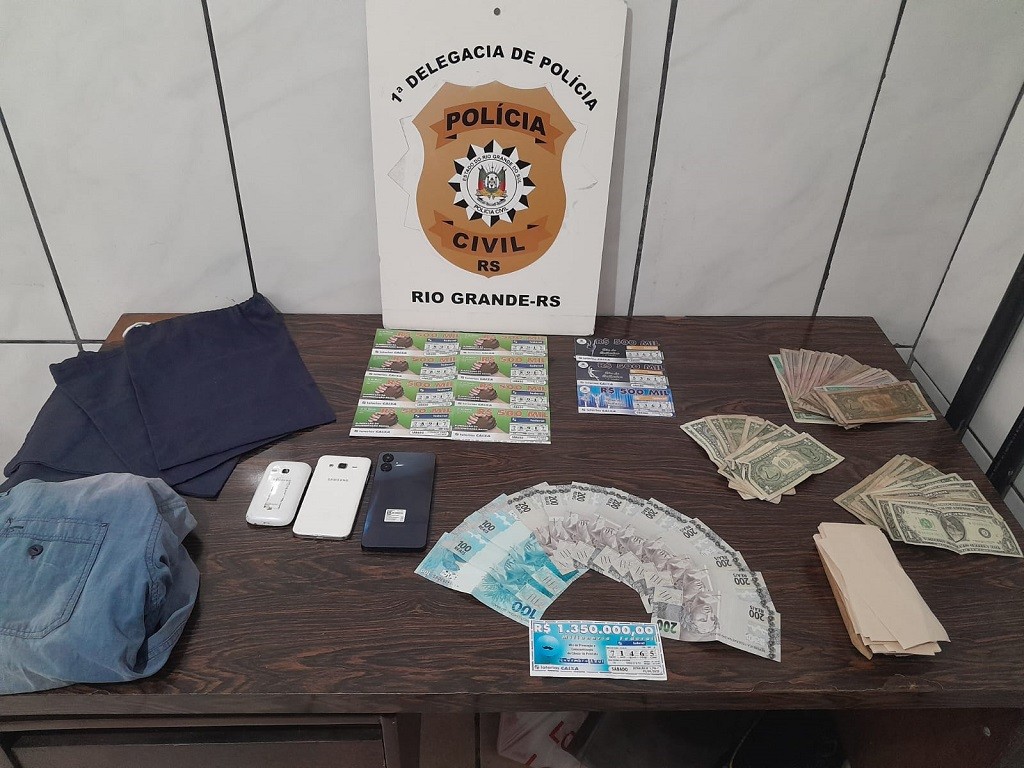 Polícia Civil desmantela golpe do bilhete premiado em Rio Grande