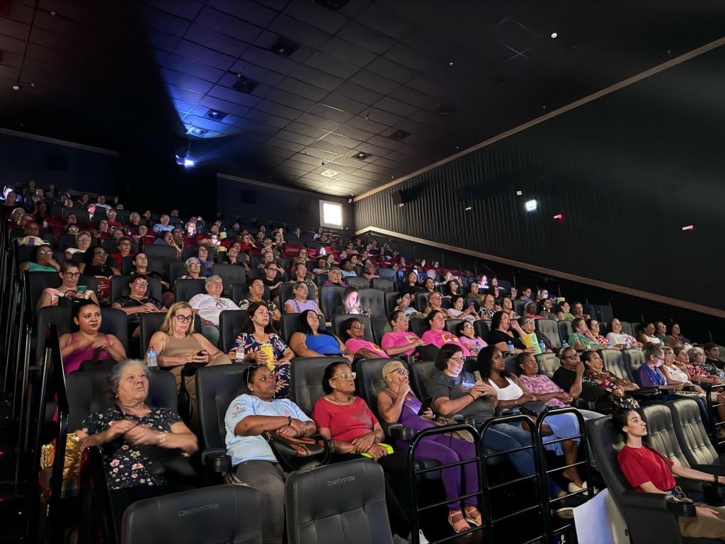 Março Lilás: Prefeitura e Praça Shopping oferecem sessão de cinema gratuita para 170 mulheres
