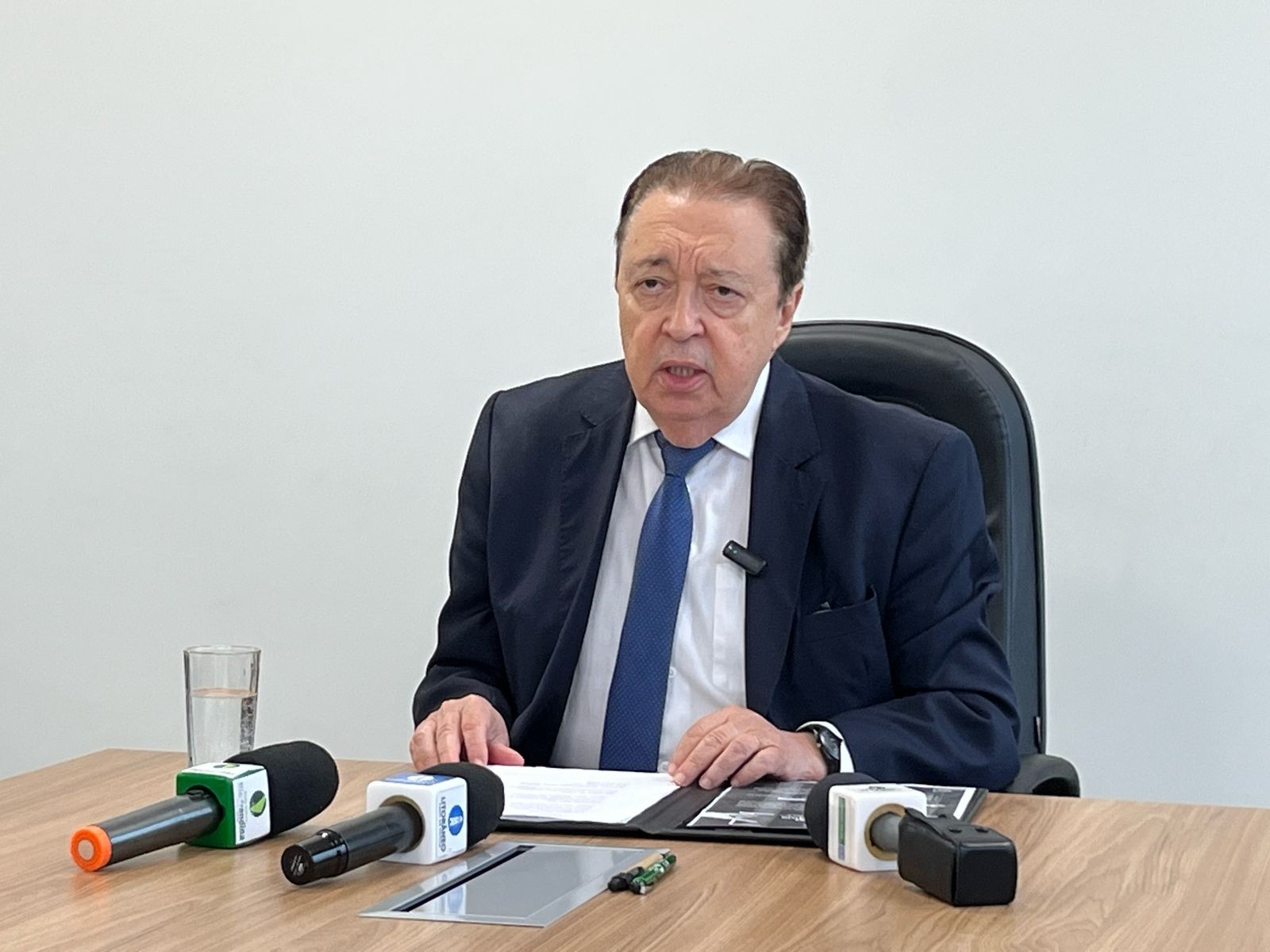  Presidente do TRE-RS Voltaire de Lima Moraes aborda biometria, abstenção e IA em coletiva