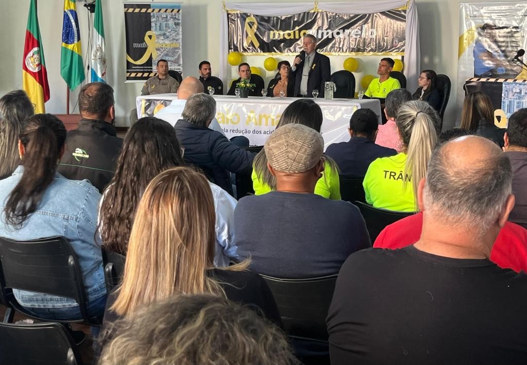 Maio Amarelo 2025 é lançado em Rio Grande com alerta sobre aumento nas mortes no trânsito