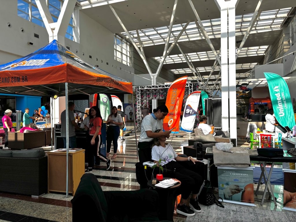 Feira da Saúde leva serviços e orientações gratuitas ao Partage Shopping