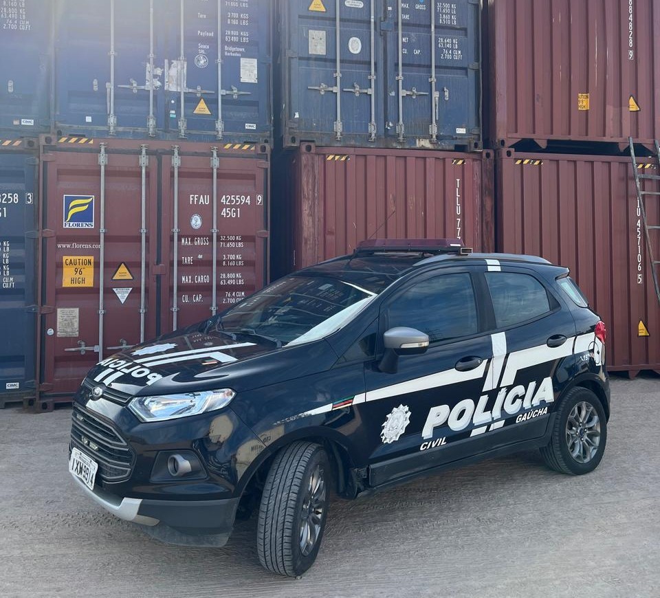 Polícia Civil recupera contêineres desviados de terminal logístico e comercializados ilegalmente