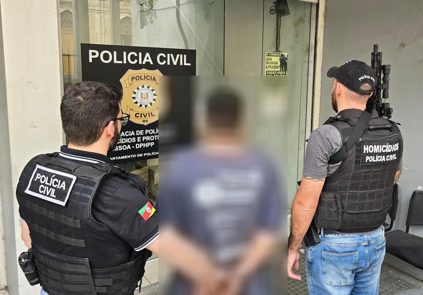 Homem é preso em flagrante por tentativa de homicídio fútil após discussão em Rio Grande