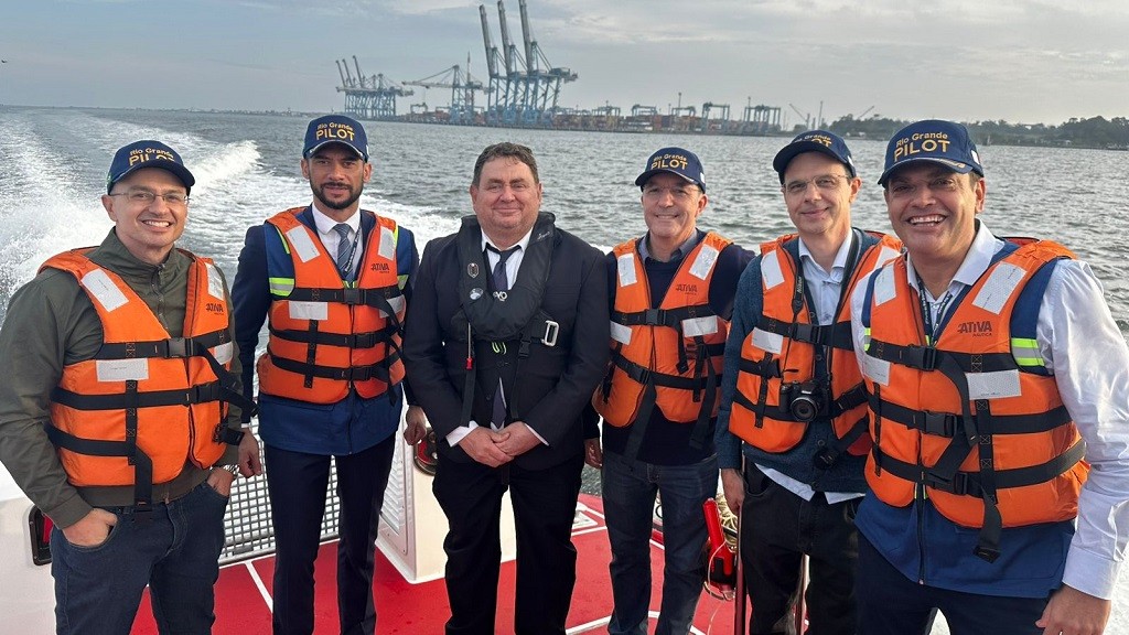 Portos RS e TCE-RS fortalecem diálogo institucional em visita técnica no Porto do Rio Grande