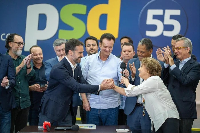 Eduardo Leite se filia ao PSD, assume presidência do partido no RS e se lança como pré-candidato à Presidência