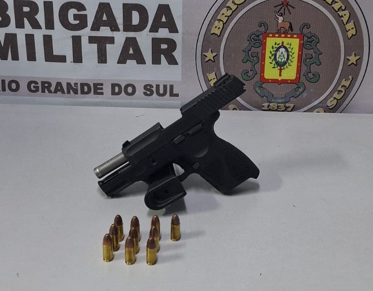 Brigada Militar prende homem por porte ilegal de arma no bairro São João