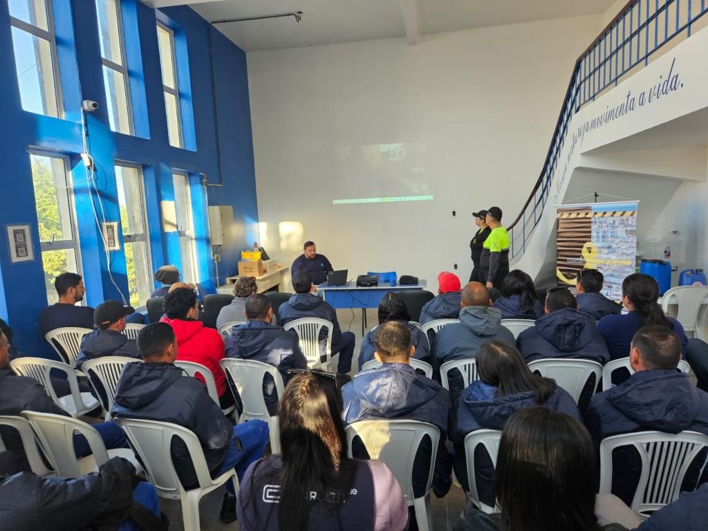 Maio Amarelo leva conscientização sobre segurança no trânsito ao Sindicam, Corsan e organiza novas ações para os dias 23 e 24