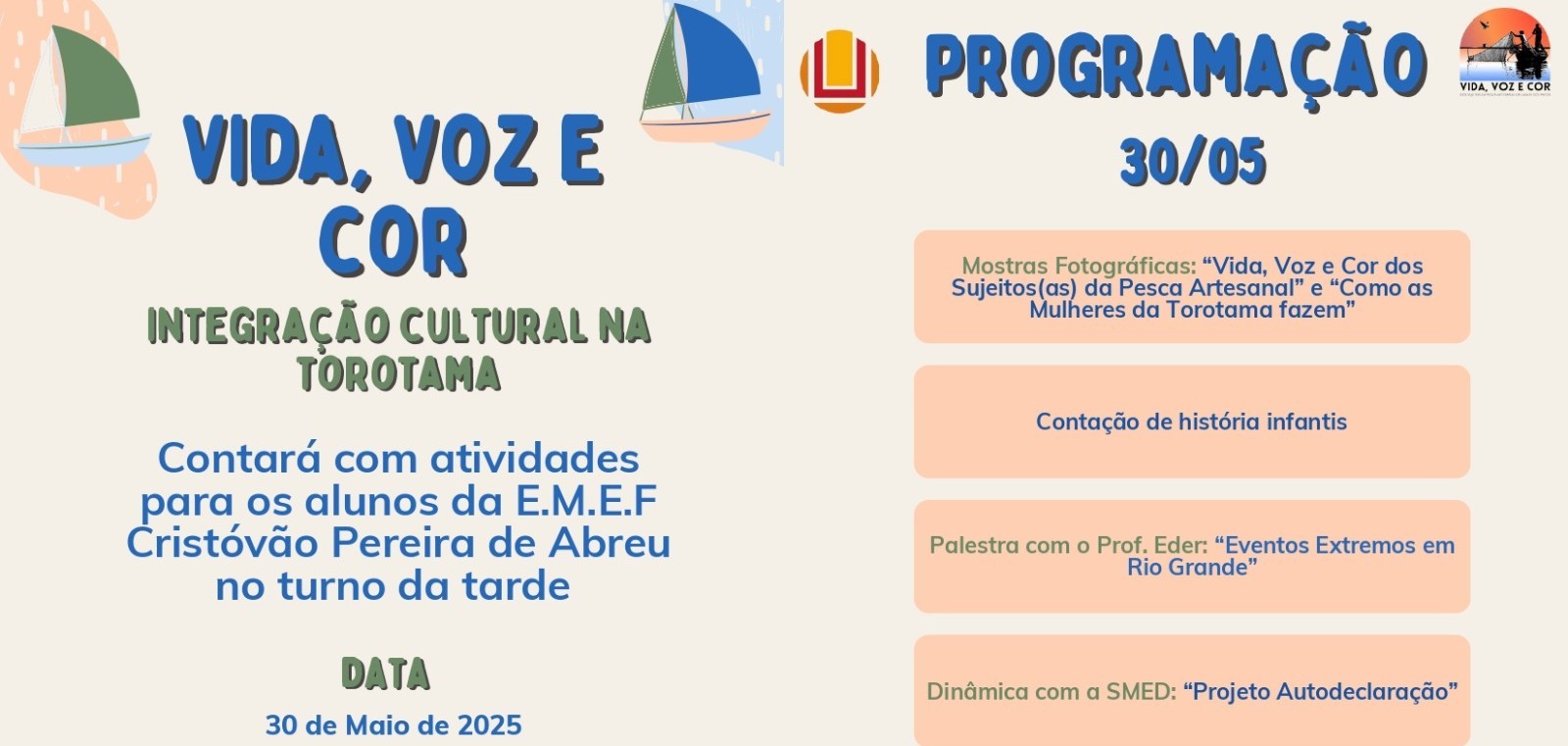 Vida, Voz e Cor: Torotama recebe 1ª edição de evento de Integração Cultural