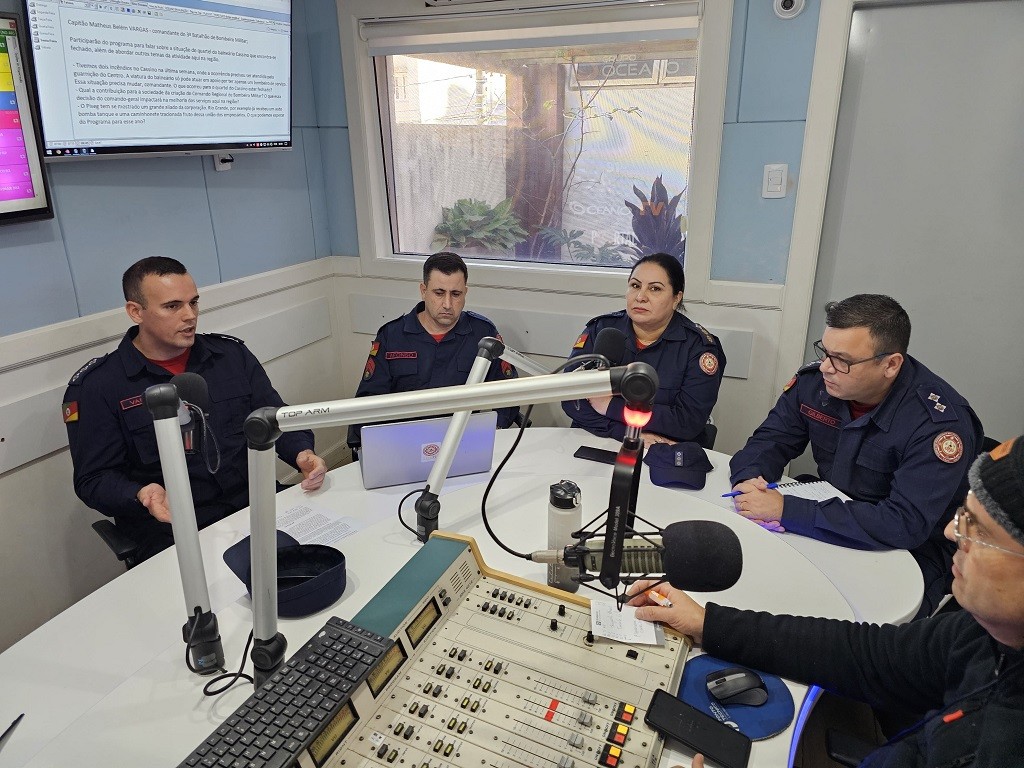 Fechamento do quartel do Corpo de Bombeiros do Cassino é debatido com o comando do 3º BBM