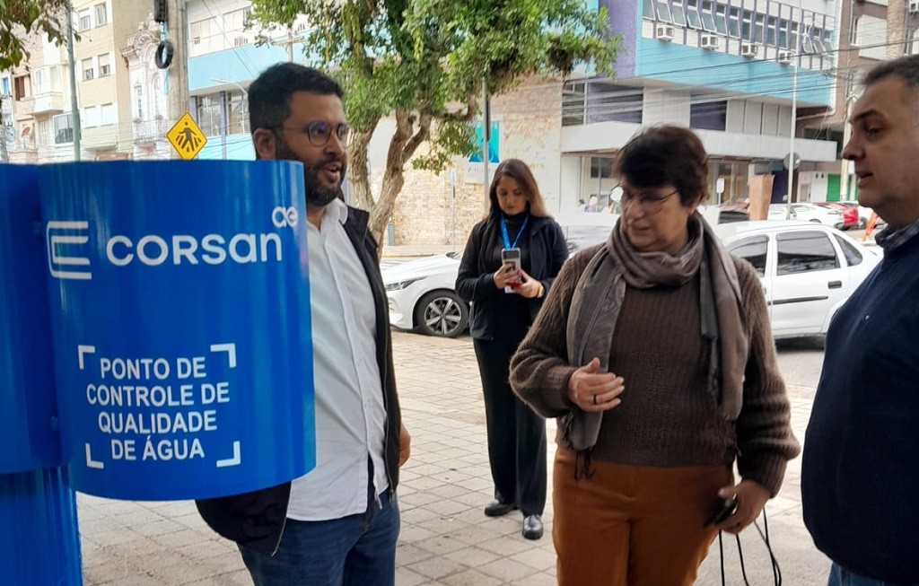 População pode conferir qualidade da água em ponto de controle instalado pela Corsan