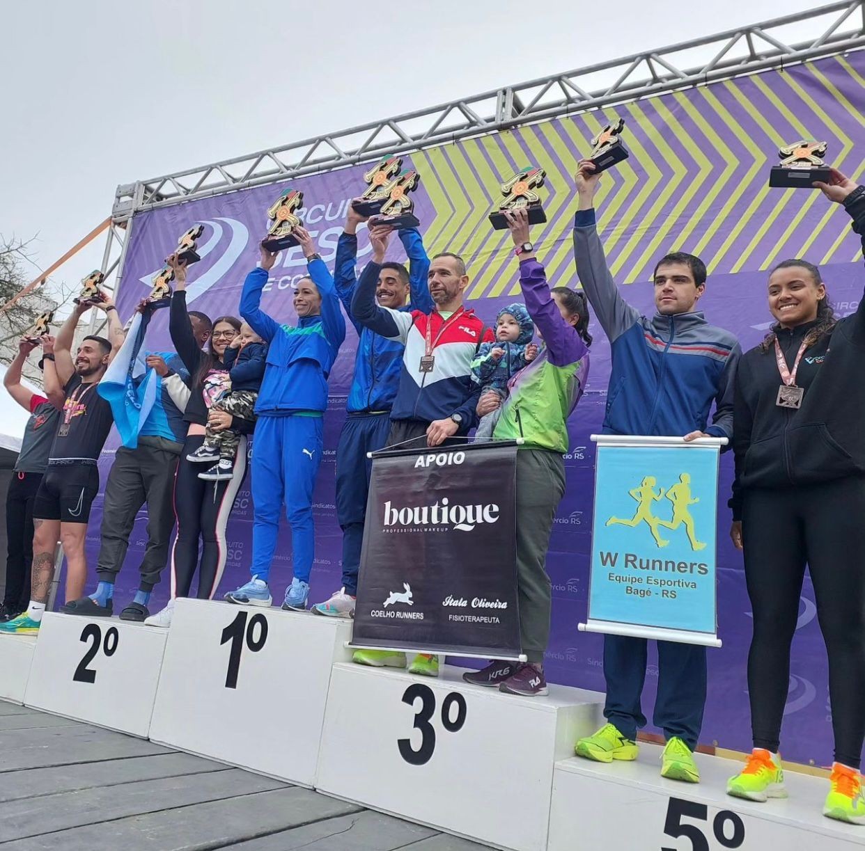 Mais de 500 corredores participaram da 3ª Corrida dos Bombeiros no domingo (21) em Rio Grande  