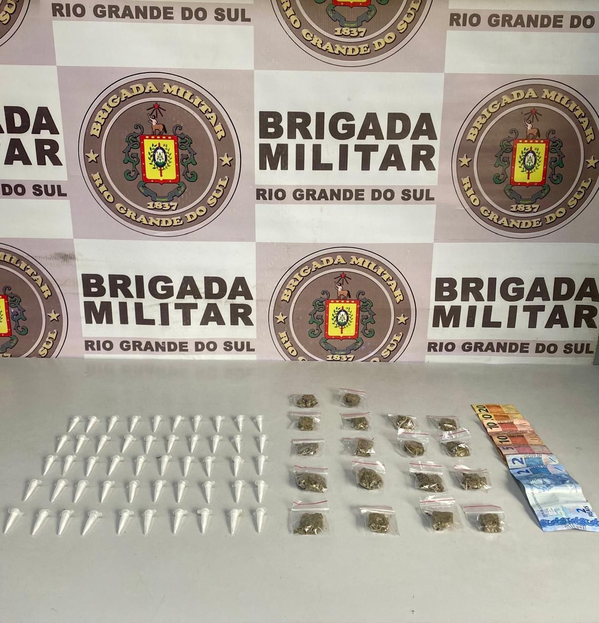 Brigada Militar efetua prisões por tráfico de entorpecentes em Rio Grande e São José do Norte 