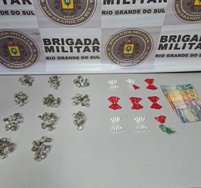 Brigada Militar prende homem por tráfico de entorpecentes em Rio Grande