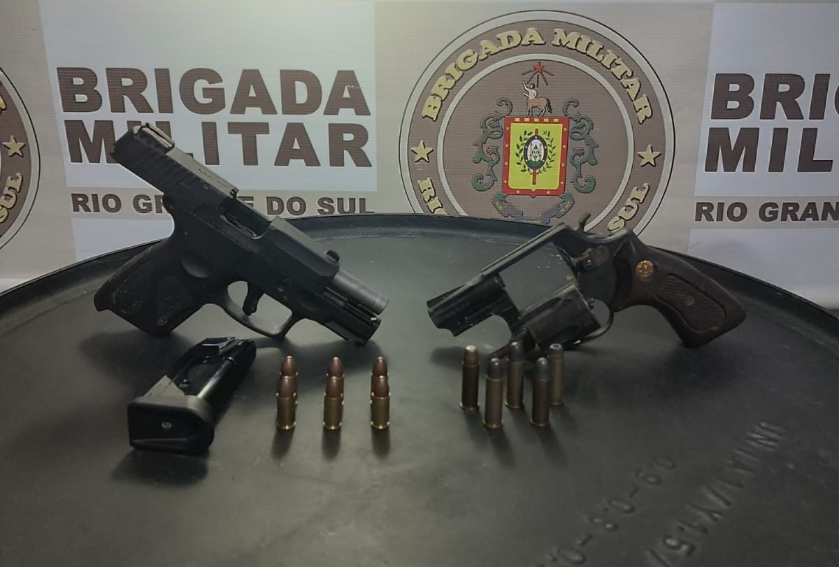 Brigada Militar prende homem por porte ilegal de armas em São José do Norte