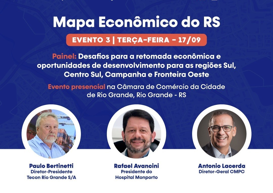 Lideranças empresariais irão debater desenvolvimento da Região Sul 