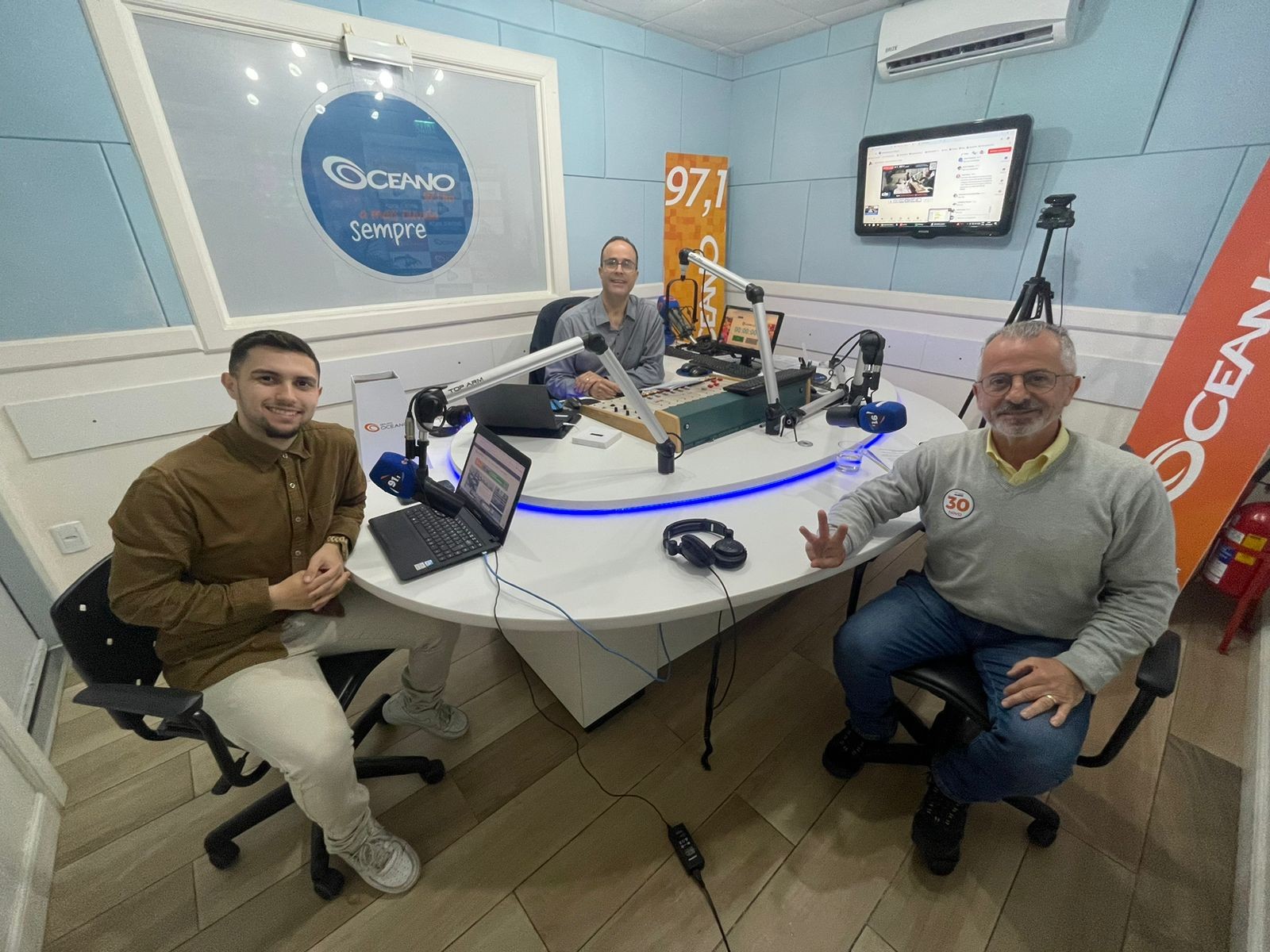 Candidato Renato Lima (Novo) concede entrevista ao Giro Oceano