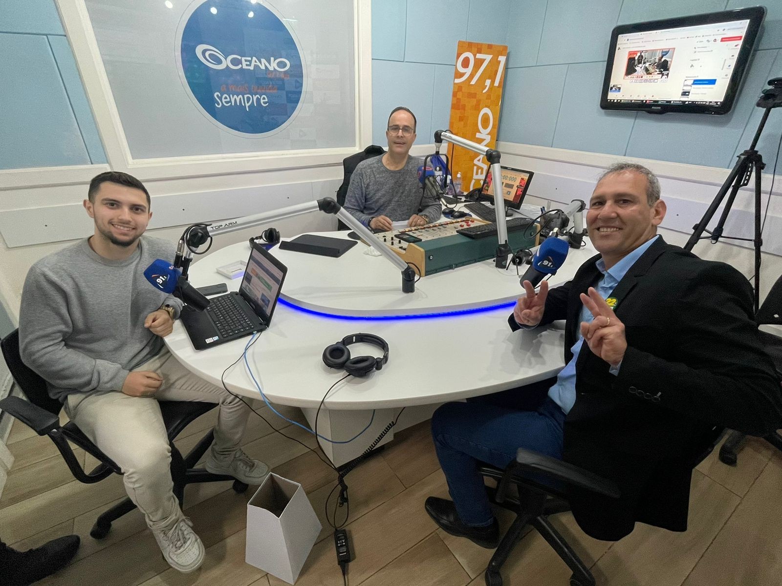 Candidato Daniel Borges (PL) concede entrevista ao Giro Oceano
