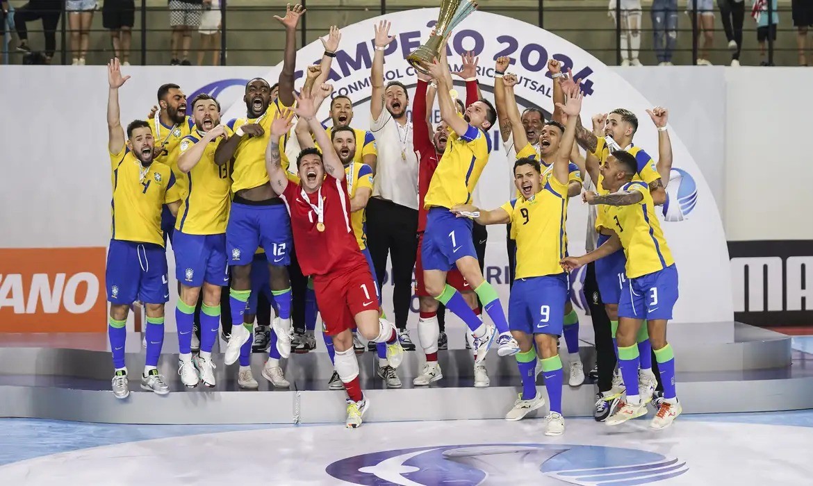 Brasil é hexacampeão da Copa do Mundo de futsal