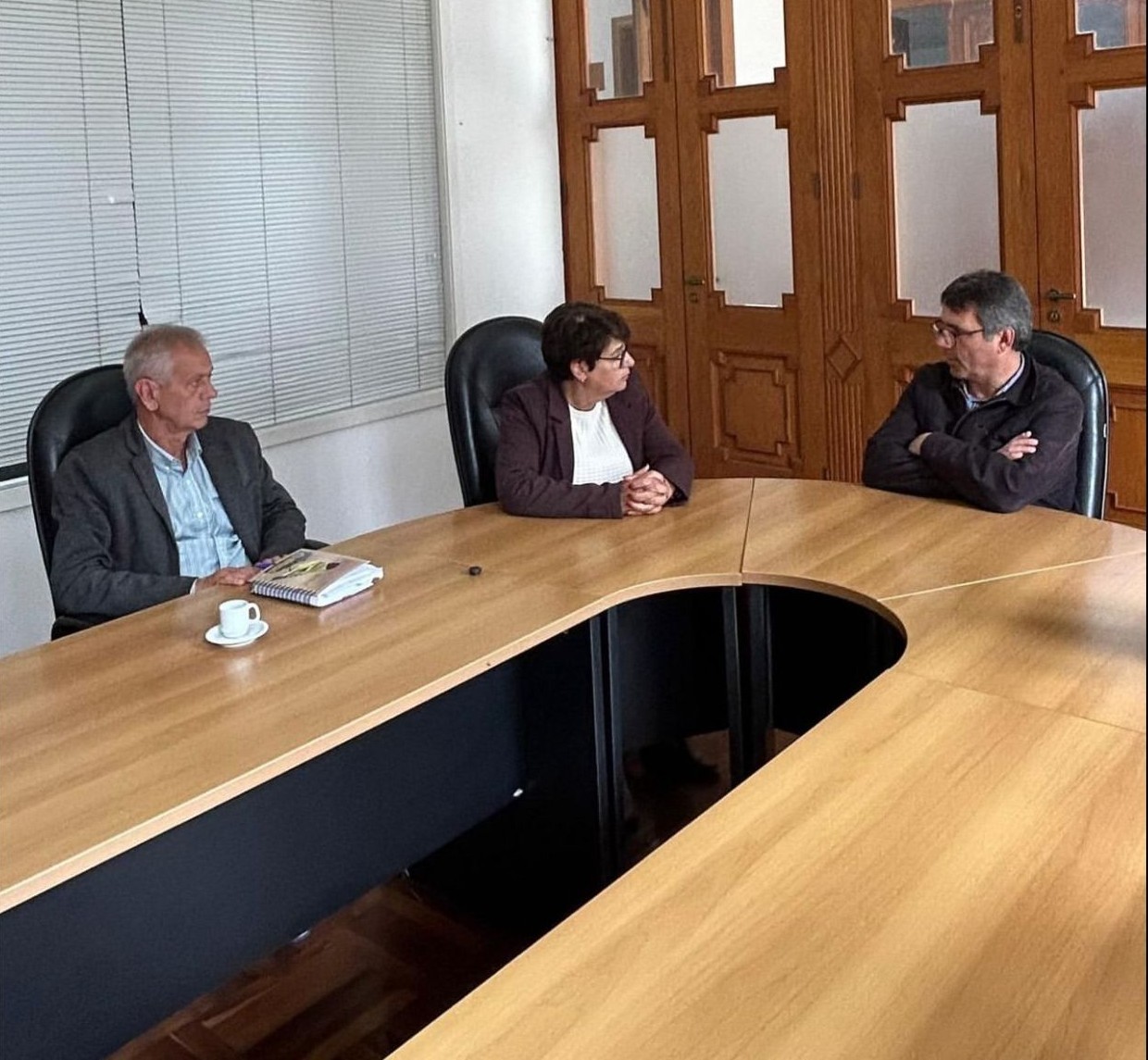 Encontro entre Darlene (PT) e Fábio (MDB) dá início à transição de governo em Rio Grande