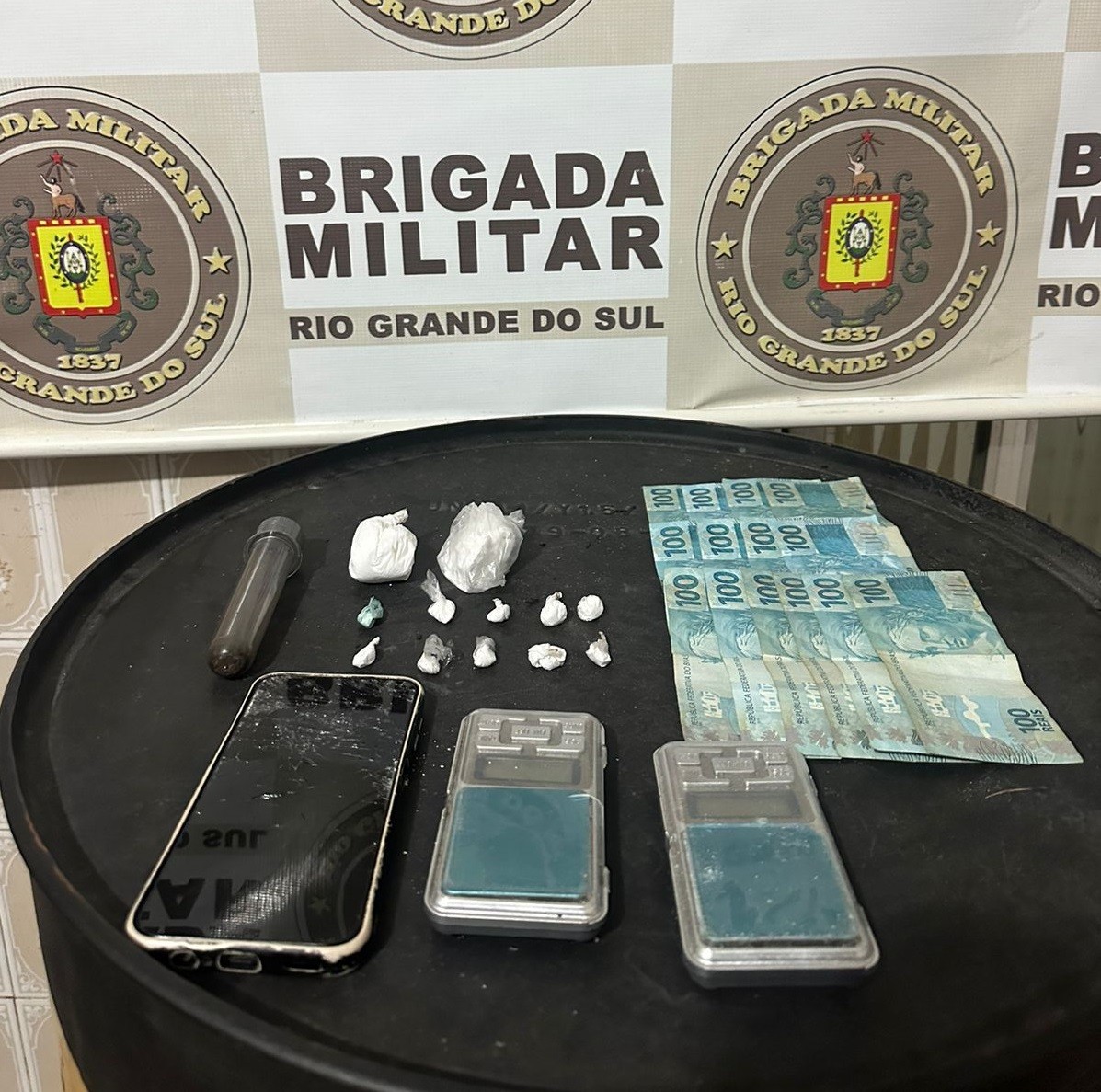 Brigada Militar prende homem por tráfico de entorpecentes em São José do Norte