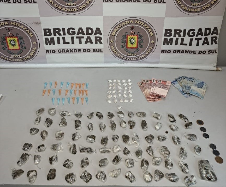 Brigada Militar apreende adolescentes por tráfico de entorpecentes em Rio Grande
