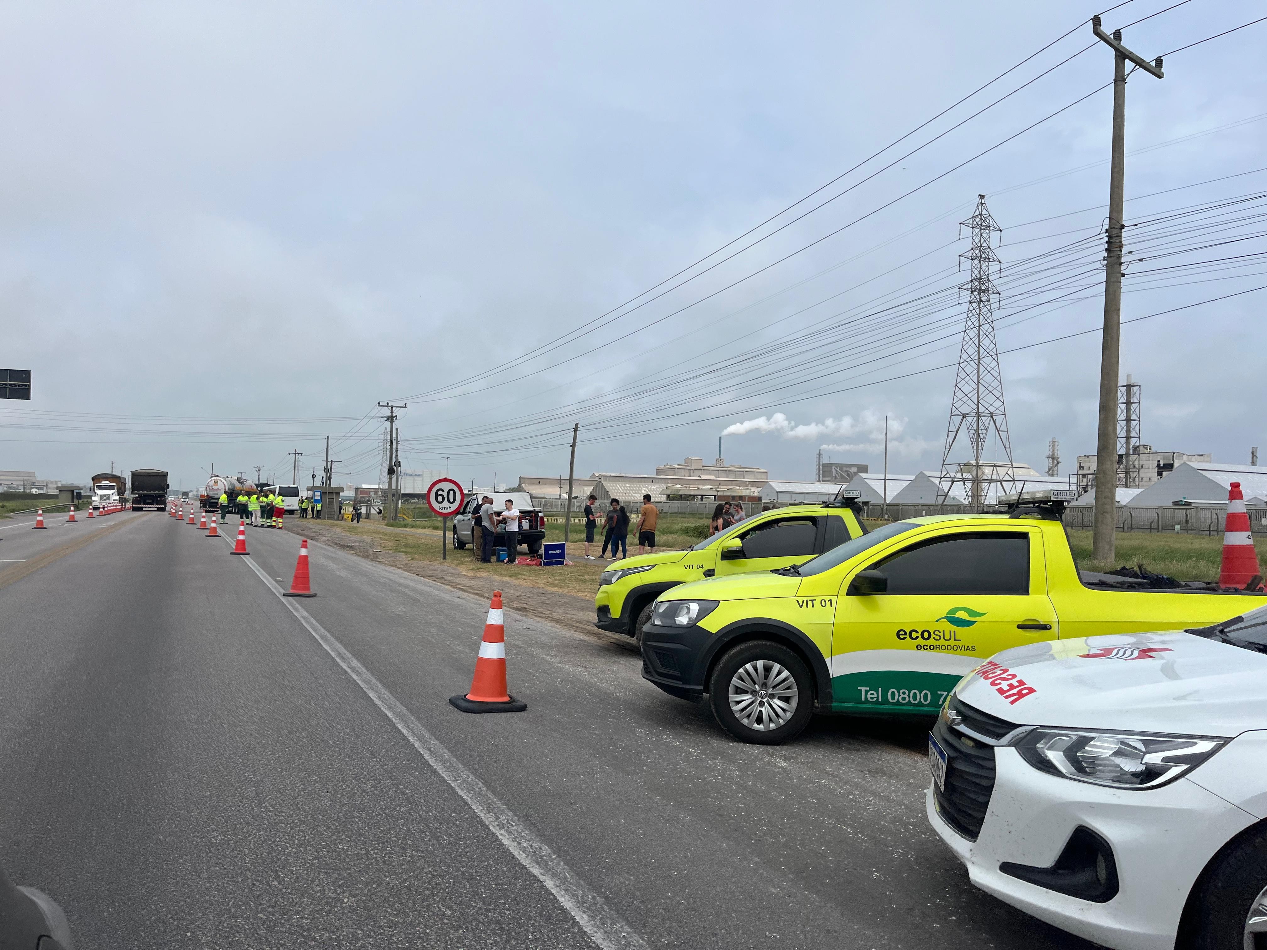 Ecosul realizou Simulado de Acidente com Múltiplas Vítimas e Carga Perigosa no Distrito Industrial neste domingo (3)