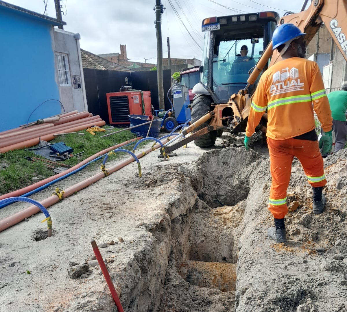 Ligação de esgoto será feita até o fim do ano no bairro Miguel de Castro Moreira, em Rio Grande