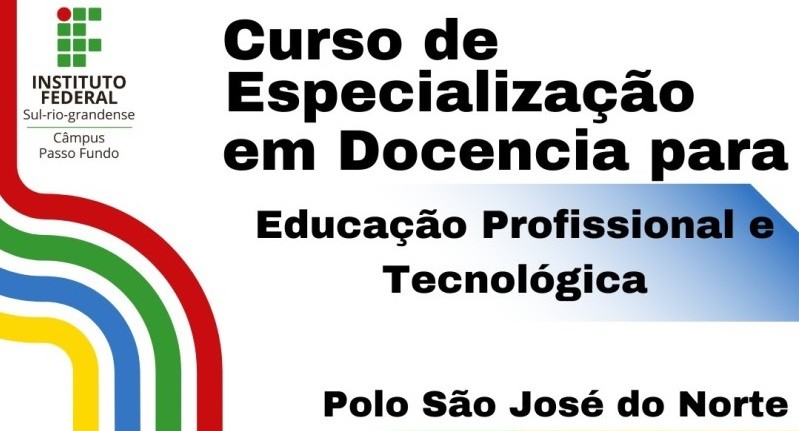 Curso de Especialização de Docentes tem inscrições prorrogadas em SJN 