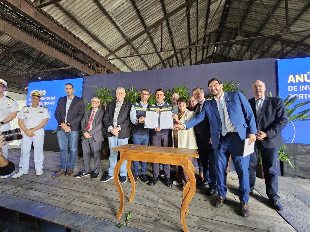 Com presença de ministro, Porto do Rio Grande anuncia nova poligonal e leilões previstos até 2027