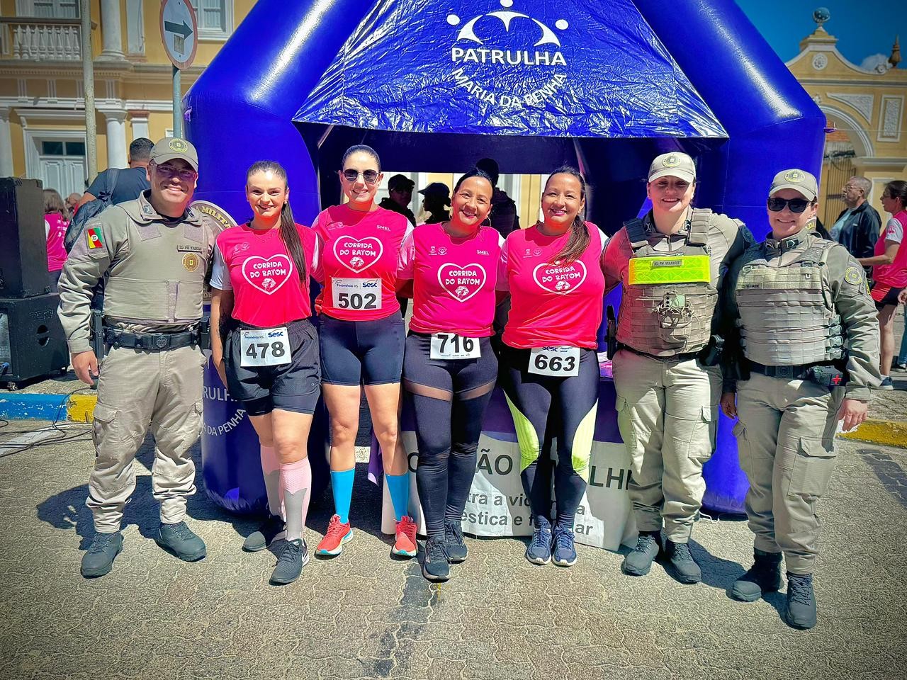 Brigada Militar promove segurança e apoio à causa feminina na Corrida do Batom 2025 