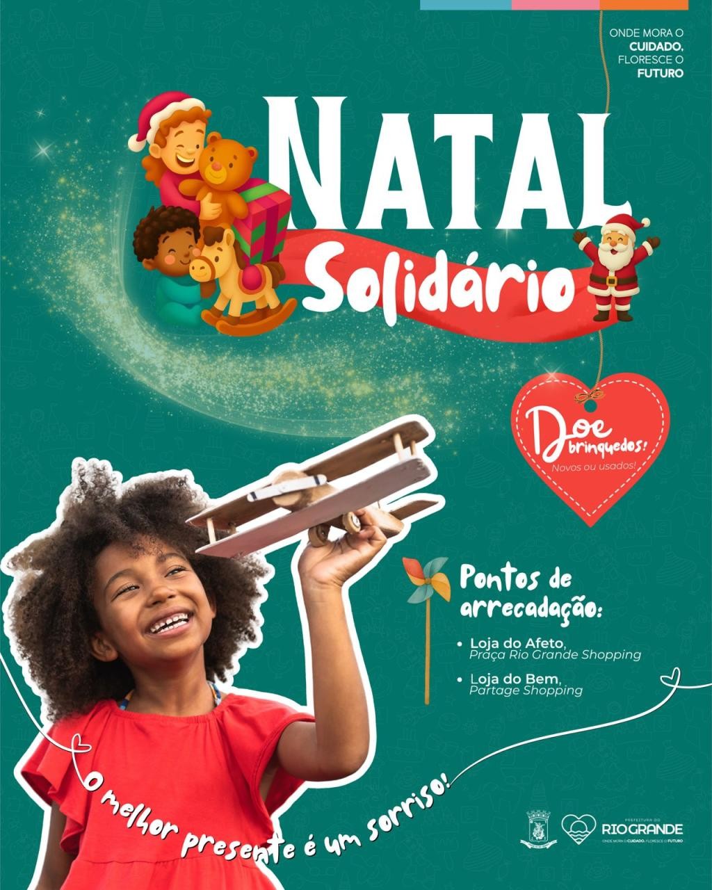 Prefeitura lança campanha Natal Solidário para arrecadar brinquedos