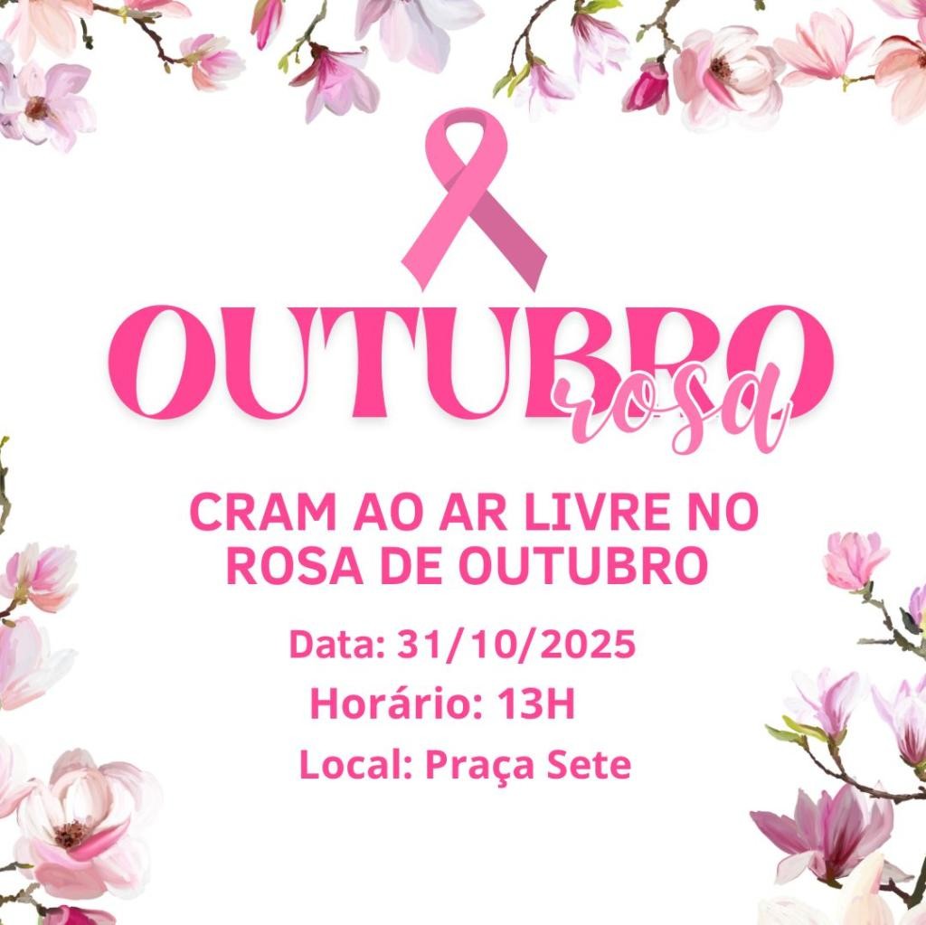 CRAM leva ações de autocuidado e prevenção à Praça Sete nesta sexta-feira