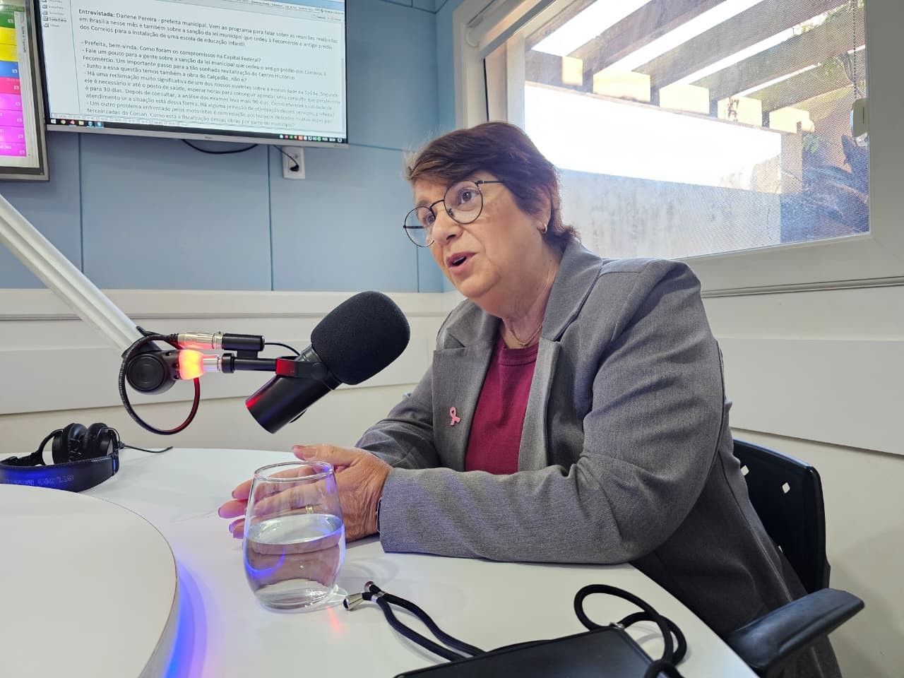 Prefeita Darlene Pereira fala sobre obras, desenvolvimento e desafios da saúde em entrevista ao Giro Oceano