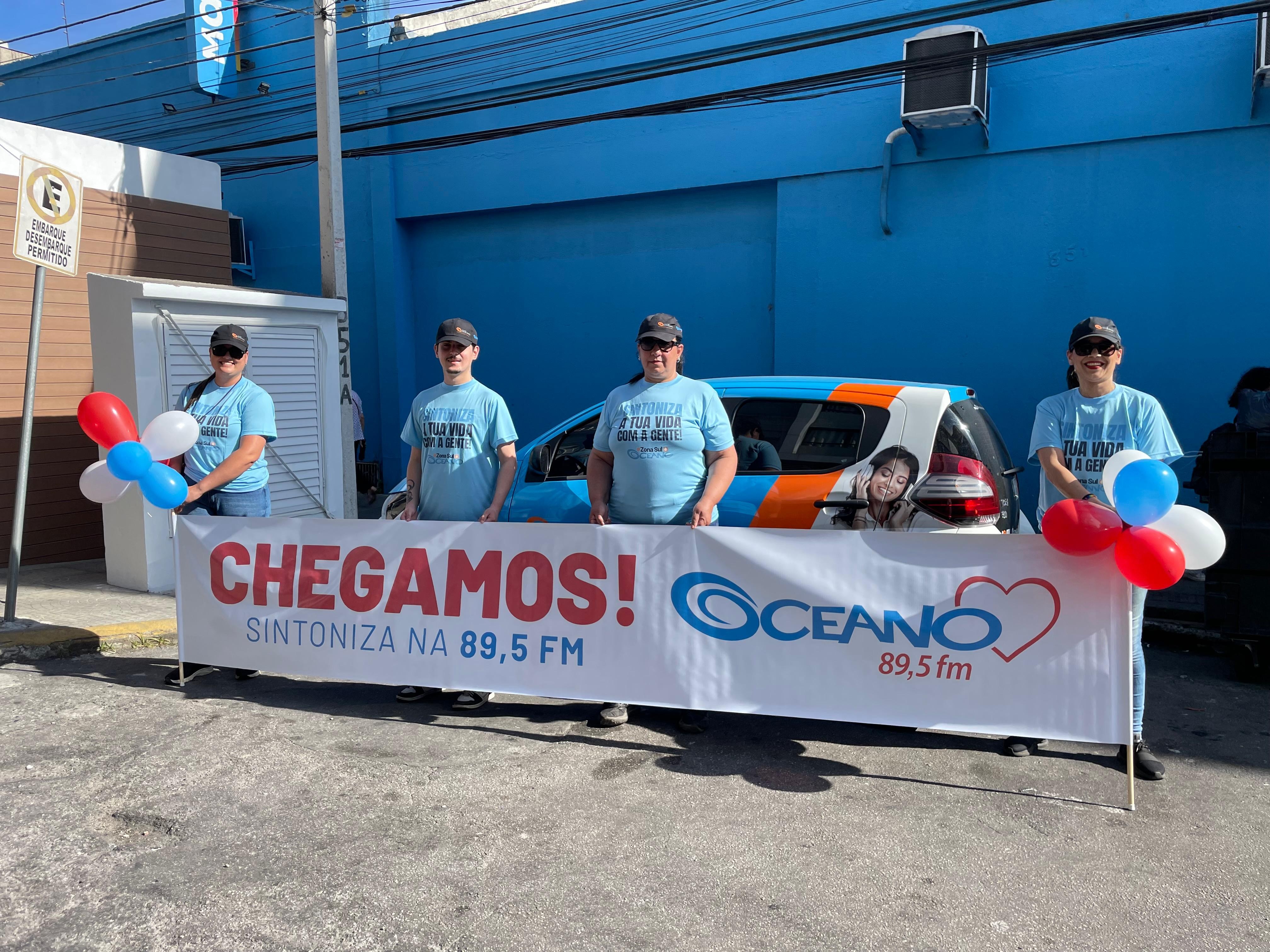 Grupo Oceano promove ações especiais para marcar a chegada da rádio 89.5 FM, em Pelotas