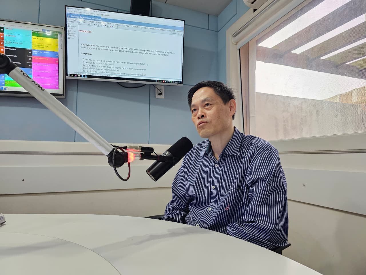 Urologista do HU-Furg reforça importância da prevenção no Novembro Azul durante entrevista ao Giro