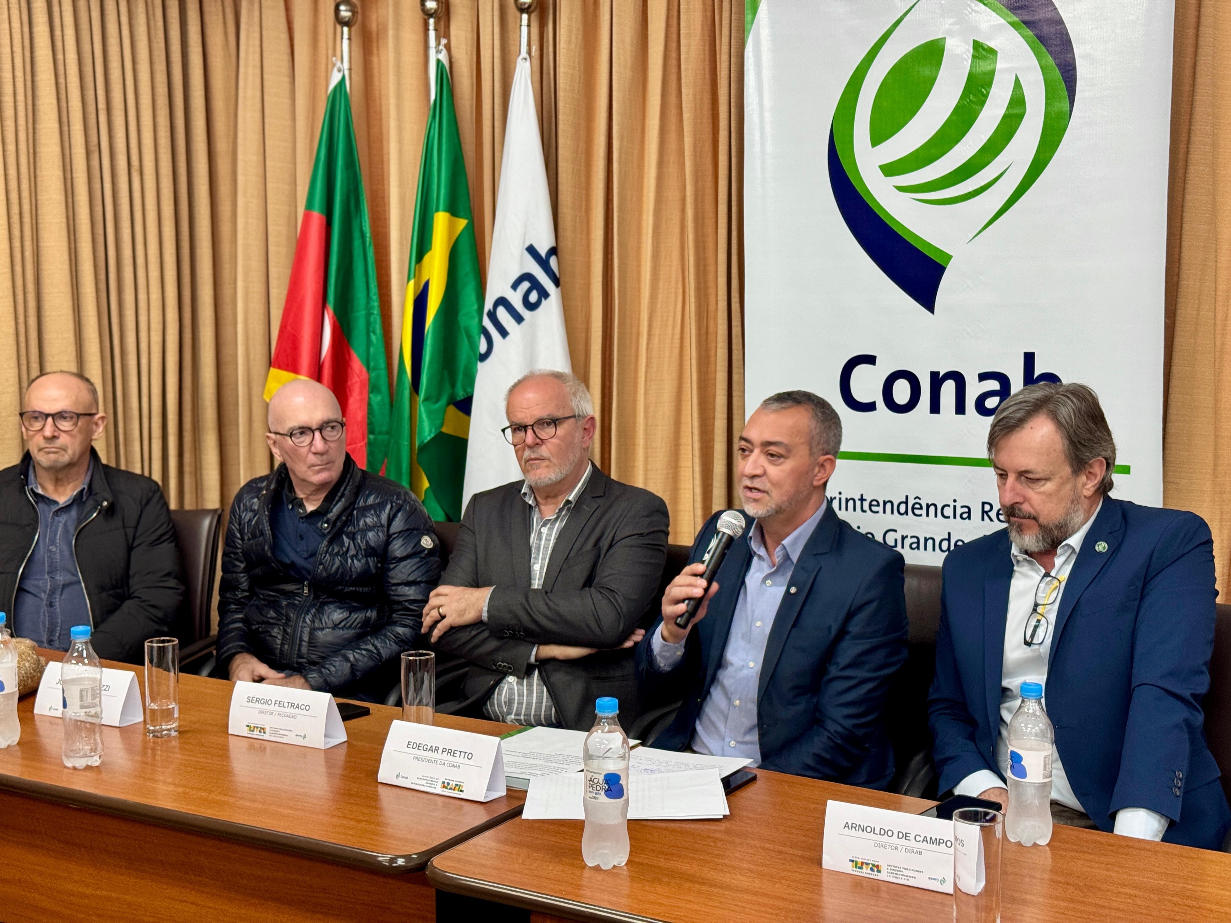 Conab destina R$ 67 Milhões para apoiar produtores de trigo no RS e PR