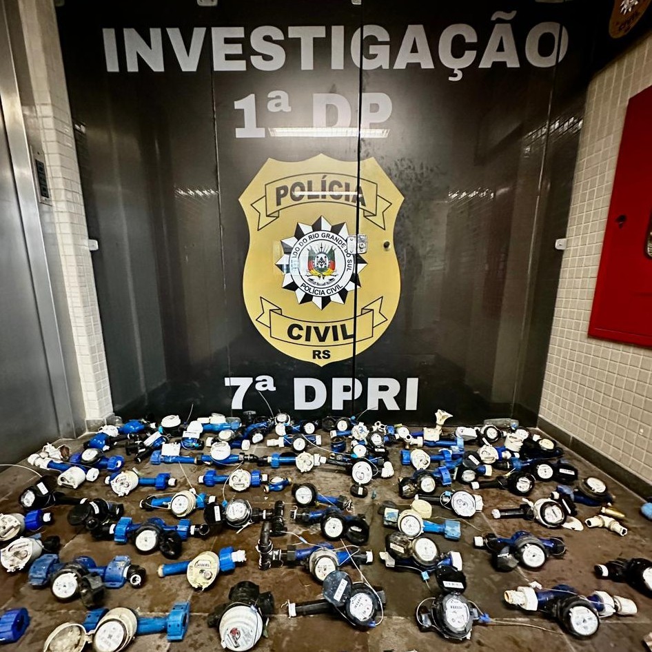Polícia Civil realiza Operação Aqua e prende homem por receptação de hidrômetros furtados em Rio Grande