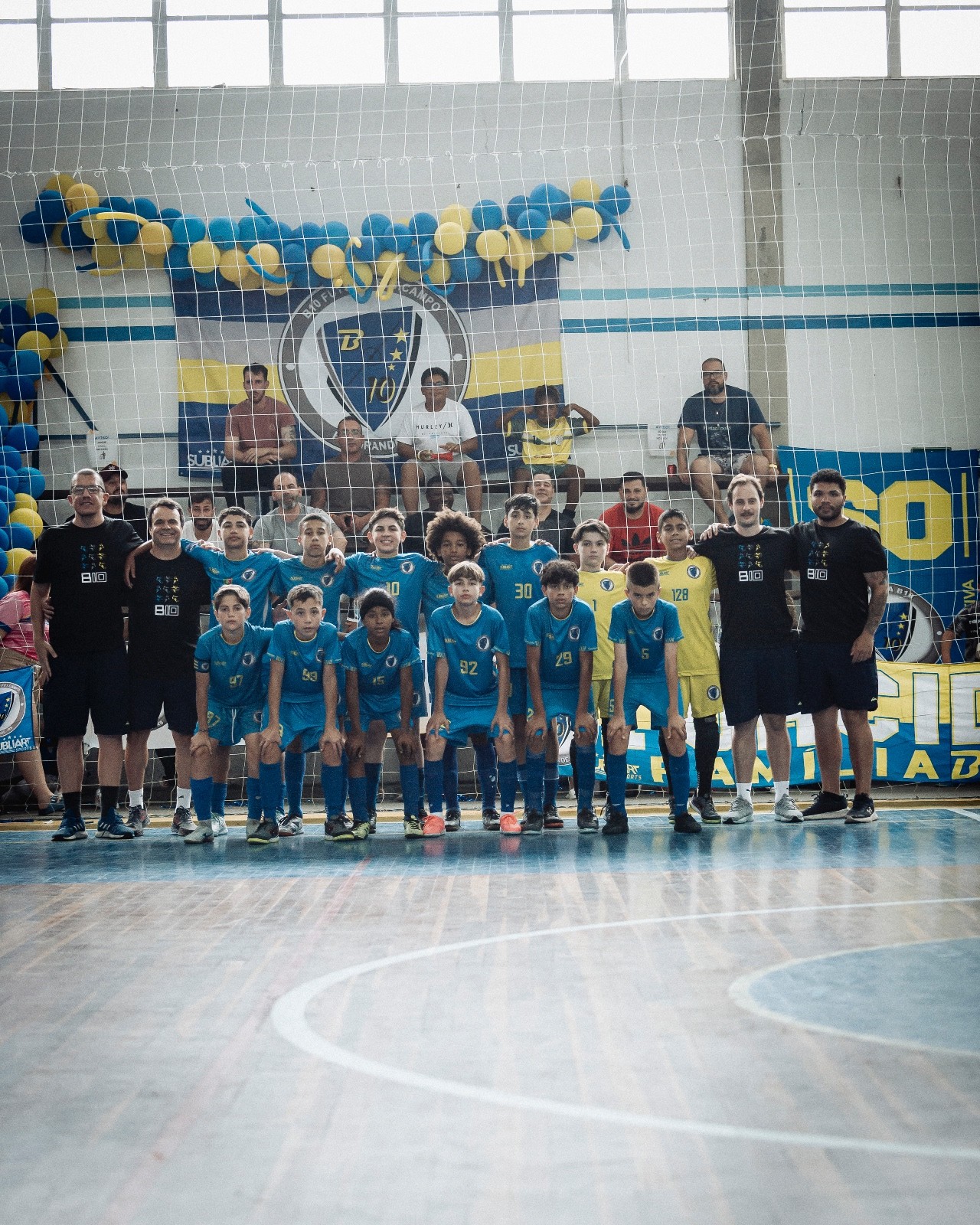 Categoria Sub-12 do B10 garante vaga na final do Estadual da Liga Sul-Riograndense de Futsal