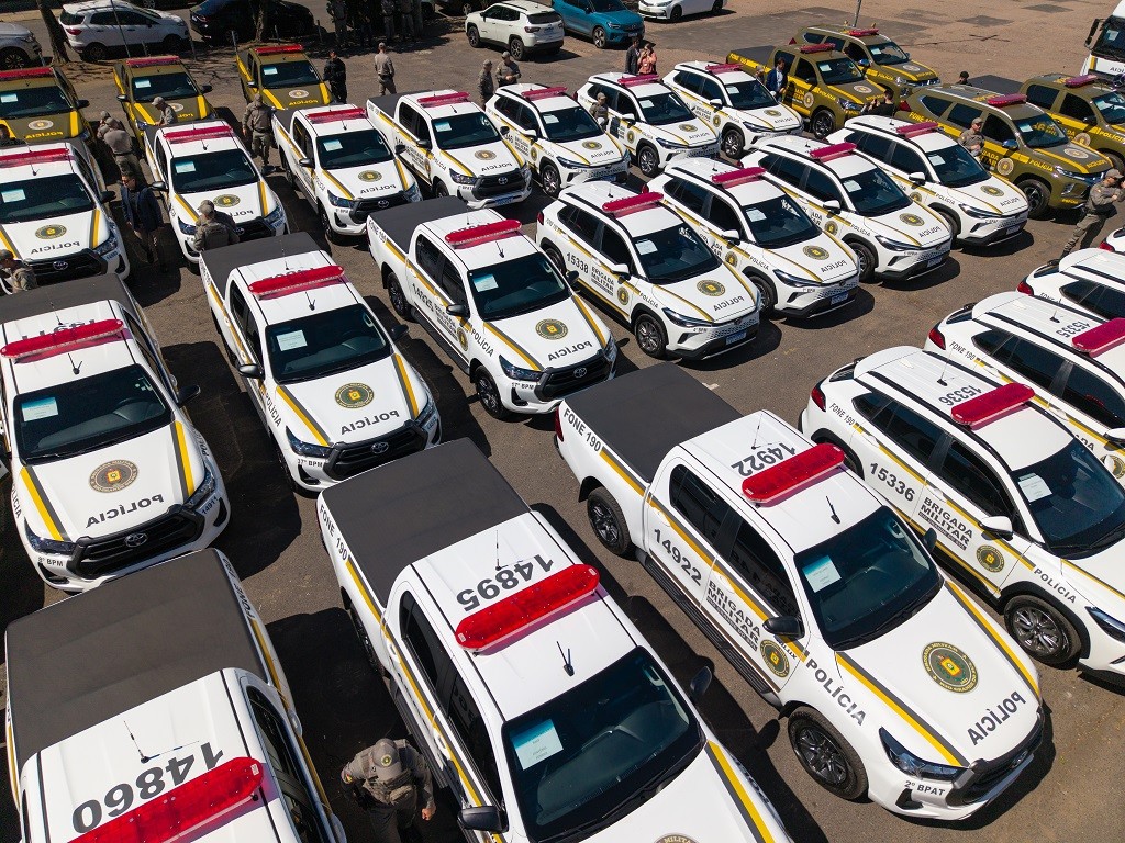 Zona Sul recebe reforço na segurança com novas viaturas para a Brigada Militar e Bombeiros