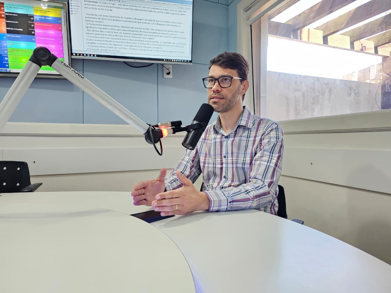 Giro Oceano recebe presidente da Portos RS para falar sobre dragagem, sustentabilidade e energia eólica offshore